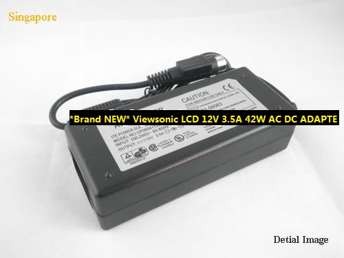 *Brand NEW* 12V 3.5A 42W AC DC ADAPTHE Viewsonic LCD YID-008-025 UP06041120 UP06041120 POWER SUPPLY